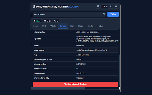 DNS, Whois, SSL, Hosting Lookup - Loruv :: DNS, Whois, SSL, Hosting Lookup