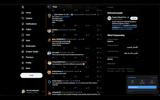 X Bot Detector :: Scores X bots in real time. Catch suspicious profiles and replies the moment you see them, with the signals behind every call.