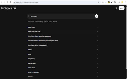 Grokipedia Search Shortcut :: Search Grokipedia directly from your browser's search bar and context menu