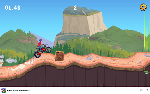 Rush Race Motocross - Race across the Rocky Mountains at top speed! :: Experience thrilling motocross racing in Rush Race Motocross, a free offline Chrome extension!