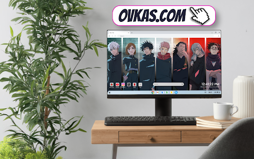 Anime Characters Live Wallpaper :: One of the most vibrant anime live wallpapers for Chrome – featuring a collection of iconic anime characters.