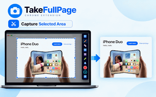 TakeFullPage - Full Page Screenshot & Screen Capture :: Capture full page and area screenshots. Edit, annotate, export as PNG or PDF, copy to clipboard, or get instant cloud links.