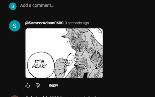 YouTube GIF Comments :: Renders GIF tags into inline GIFs on YouTube comments.