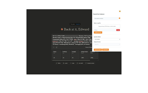 Devizip - Anthropic Zip File Uploader, Claude 4 Sonnet Dev Tool :: Upload and parse ZIP files or GitHub Repositories directly in Claude, Gemini, DeepSeek and more.