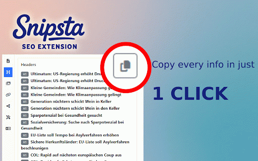 Snipsta :: SEO Data at Your Fingertips