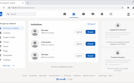 LinkedIn Feed Blocker :: Block LinkedIn's most distracting features.