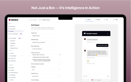 Talkabot - All In One AI Assistant for Everyone :: A versatile chatbot designed to assist with various tasks.