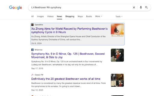 Search navigator :: Navigate search results with shortcuts