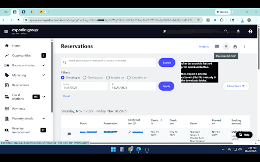Expedia → Choice Advantage Reservation Validator :: Helps during Reconciliation, check all the Reservation from expedia in choice advantage.