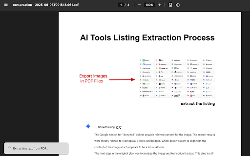 Gemini to PDF :: One click to export Gemini conversations to PDF files.