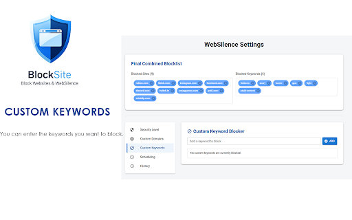 BlockSite Block Websites & WebSilence :: The ultimate site and keyword blocker for focus, productivity, and parental controls. Take back control of your digital world.