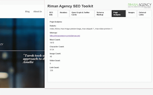 Riman SEO Meta Detector :: Detects SEO meta titles, descriptions, headers, canonical URL, and more from a webpage