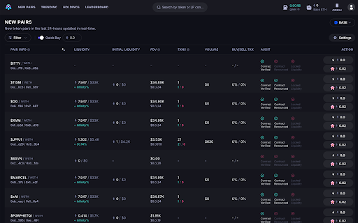 Bloom EVM Extension :: Adds BloomBot trading buttons for the fastest possible execution on your favorite trading terminals.
