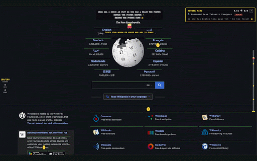 Footer King :: Turn any webpage into a retro platformer. Run, jump, grab coins and reach the footer to claim your crown!