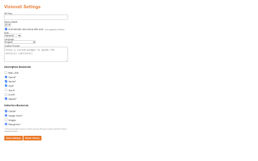 Visionati Image Scanner :: Right-click any image on the web. Get AI-powered descriptions, alt text, tags, and content screening in seconds.
Visionati Image…