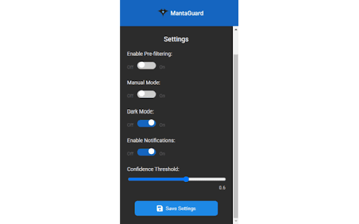 MantaGuard :: Blocks AI-generated content from websites.