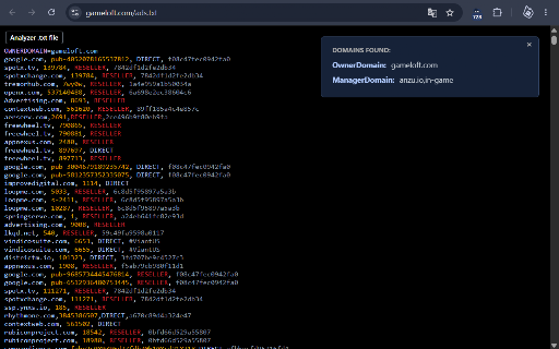 adWMG Checker: ads.txt/sellers.json :: Validate ads.txt and app-ads.txt files, cross-reference seller IDs with sellers.json, detect errors, and analyze SPO metrics