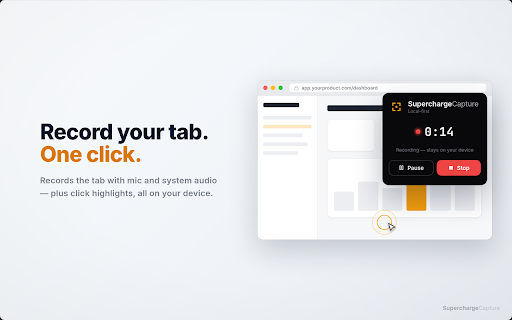 Full Page Screenshot & Screen Recorder – No Watermark by SuperchargeBrowser :: Full-page screenshots & screen recorder with annotation. Record tab + webcam, export GIF/MP4. No account, no watermark, no limits.