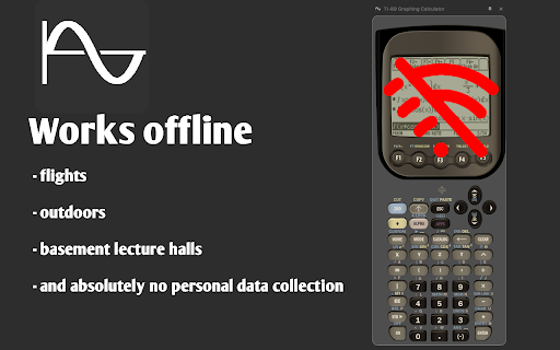 TI-89 Graphing Calculator :: Use a TI-89 Graphing Calculator on your Desktop. Access TI-89 at any moment in Chrome.