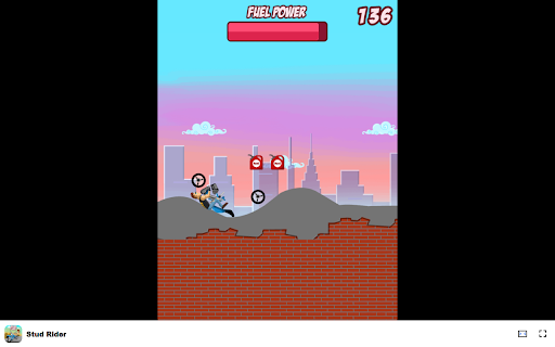 Stud Rider Game - Master your bike and perform daring stunts! :: Perform thrilling motorcycle stunts and compete for high scores in this free Chrome extension game!