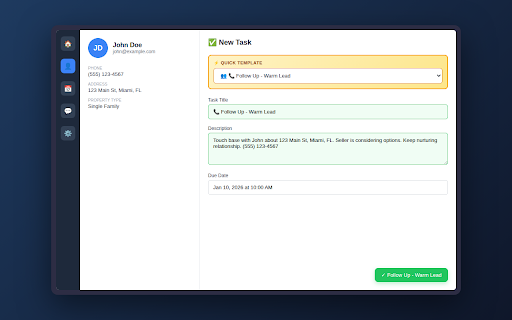 Task Templates for GoHighLevel :: Reusable task templates for GoHighLevel. Auto-fill titles & descriptions with contact data. Team sync included!