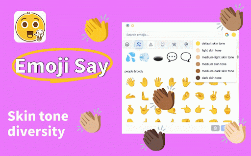 Emoji Say - AI-Powered Multilingual Emoji Search :: Quickly input suitable emojis on any website through AI-powered recommendations and precise search.