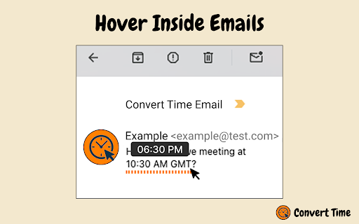Convert Time :: Instantly convert times across 35+ timezones. Hover over any time like '2 PM PST' or '14:00 CET' to see it in your local time.
