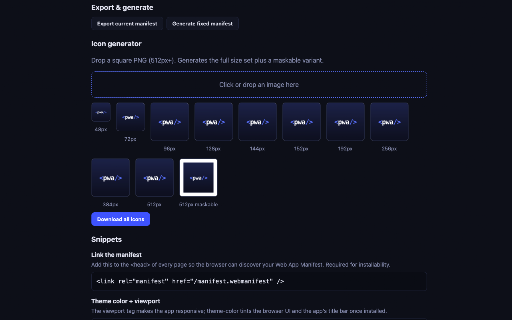 PWA & Installability Inspector :: Audit any site for PWA installability — manifest, service worker, icons, offline & Fugu APIs — with actionable fixes.