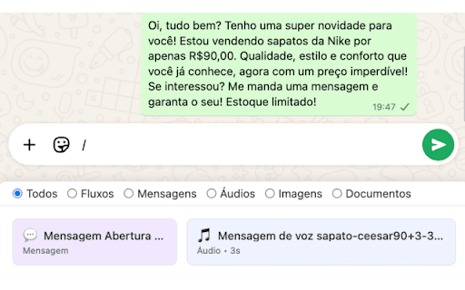ZapScale - Automação WhatsApp Web com envio em massa :: Automatize WhatsApp Web: mensagens predefinidas, áudio, envio em massa e extração de participantes.