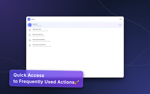 Kord :: Lightning-fast command palette for Chrome. Search tabs, bookmarks, history instantly. Arc-inspired design with frecency ranking.