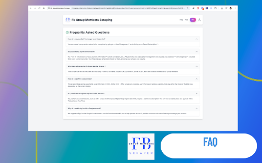 FB Group Members Scraper, Facebook Group Members Scraper :: Scrape Facebook group members: names, profile links, and avatars. Fast, easy, and exportable.
