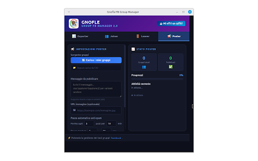 Gnofle FB Group Manager :: Facebook Group Manager - Join, Leave, Export & Post