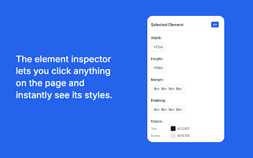 Style Inspector Pro :: A powerful Chrome extension for inspecting and extracting styles from web pages with advanced color and font analysis