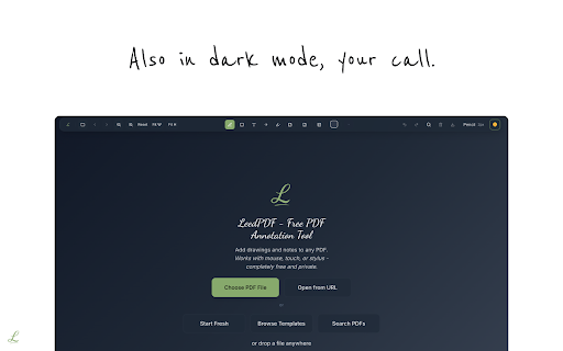 LeedPDF for Browser - Draw & Annotate PDFs for Free :: Automatically opens PDFs in LeedPDF desktop app or web version - smart redirect with fallback