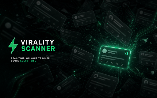 Virality Scanner :: Real-time tweet virality scoring for memecoin launches