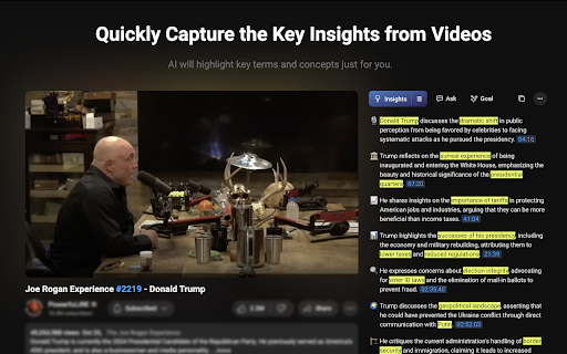TLDW: AI-Powered YouTube Video Summarizer :: Dive deeper into any YouTube video with customized AI summaries and responses designed to align with your individual goals.