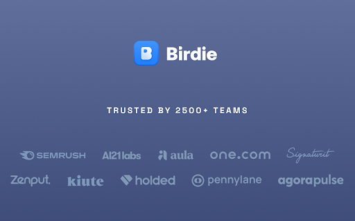 Birdie :: Record your screen, capture logs, and document repro steps—all in one click. Simplify bug reporting and speed up issue resolution.