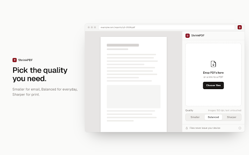 Shrink PDF Size :: Easily Shrink PDF Size of any document without compromising quality. Compress and reduce PDF documents securely with a few clicks.