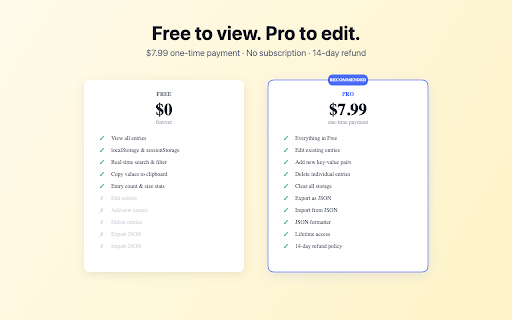 StorageKit - localStorage & sessionStorage Manager :: View, edit, and manage localStorage and sessionStorage for any website.