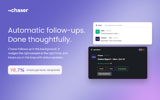 Chaser | Create a Task :: Create Chaser tasks from any web page.