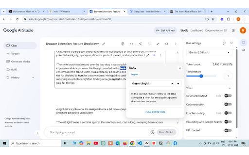 ShabdkoshAI – Context-aware AI Dictionary :: AI-powered dictionary. Double-click or Alt+select words for instant, context-aware definitions.