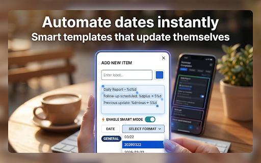 Secured Clipboard v2.0 Extension :: Private offline clipboard vault. Stores snippets locally with rich text support, search, encrypted backup, and smart fields.