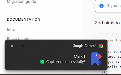 MarkIt - Universal Capture :: Capture any URL to your MarkIt workspace with one click