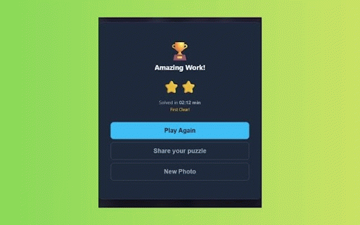 Souvenir Puzzle :: Photo puzzle game with your own pictures: turn a photo into a picture puzzle in seconds. Daily puzzle, streaks, private.