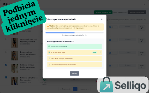 selliqo.app :: Automatyzuj swoją pracę na vinted z naszym narzędziem AI selliqo.app.