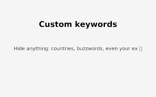 News Cleaner 🙅♀️ :: Hide/blur news items by keywords. RU/UK inflections, per-site toggle, allow/block lists, quick 'Show' button.