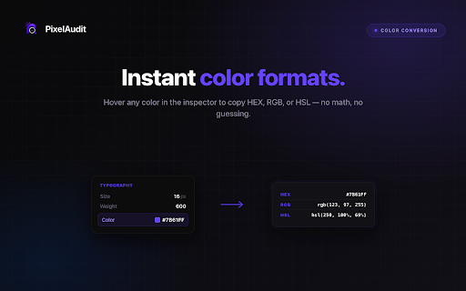PixelAudit :: High-precision UI design auditing and spacing measurement tool.