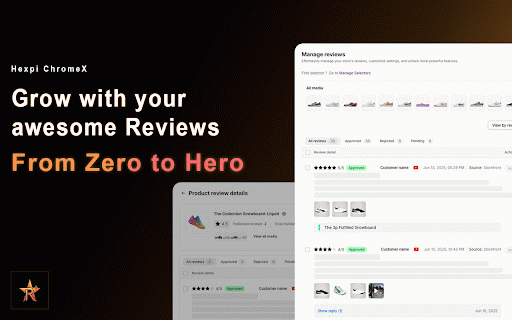 Hexpi Product Reviews :: Import reviews from top e-commerce sites and capture custom HTML selectors directly in your Shopify store with ease.