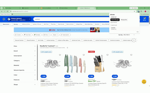 Blister - Brand Watch :: Alerts you when brands or retailers from your custom lists appear on shopping pages.