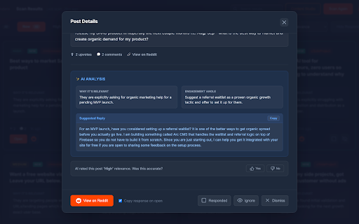 Arc Finders - Launch your product on Reddit :: Launch your product on Reddit the right way. Find communities, craft rule-compliant posts, and join conversations organically.